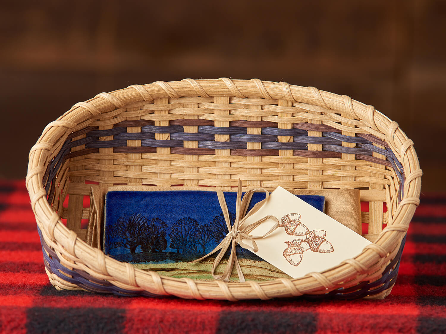 Barb Green Baskets bread blue Barb Green Baskets bread blue