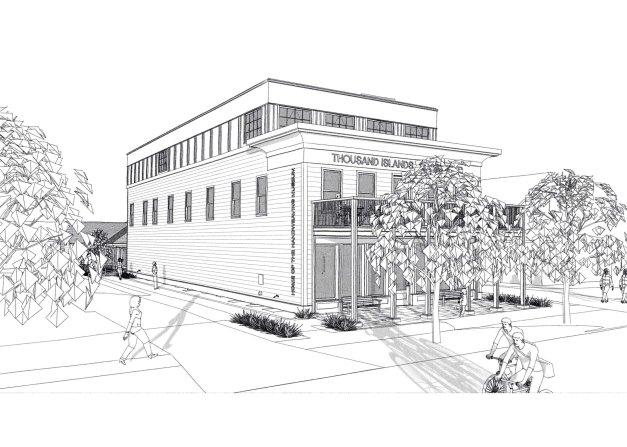 An architectural rendition by Taylored Architecture shows the completed 3-story building.