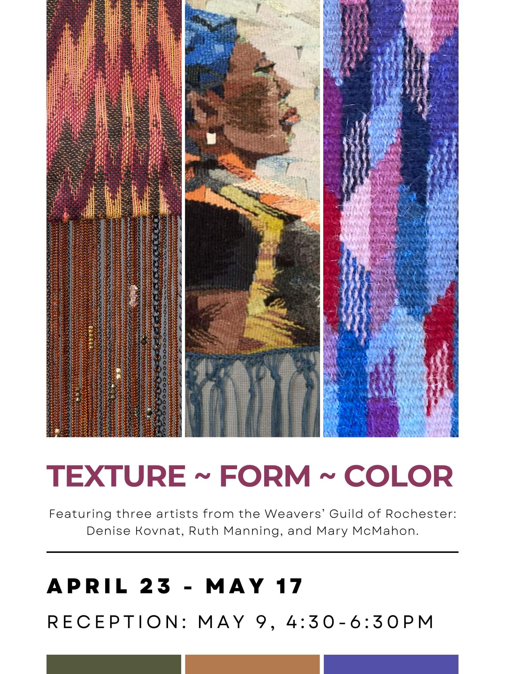 Texture Form Color Poster