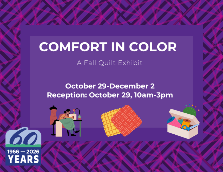 Purple Art Exhibit Pamphlet Trifold Brochure